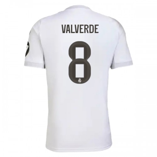 Maillot de Foot Real Madrid Valverde 8 Domicile 2025-26 Maillot de Foot Real Madrid Valverde 8 Domicile 2025-26